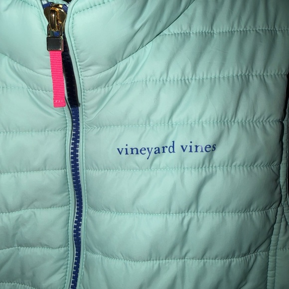 Girls Vineyard Vines Puffer Vest - Picture 3 of 6
